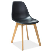 Scaun DETROIT OCN-38734, negru/stejar