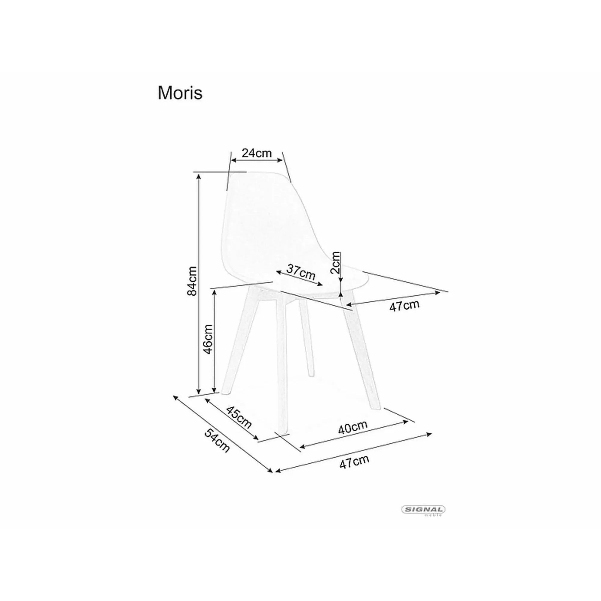 Scaun DETROIT OCN-38759, gri deschis/fag