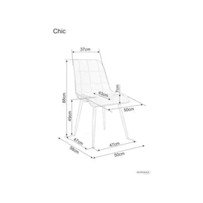 Scaun DETROIT OCN-38809, bej