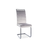 Scaun gri cu design modern, ideal pentru dining – primabucata