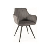 Scaun DETROIT OCN-38836, gri inchis/negru