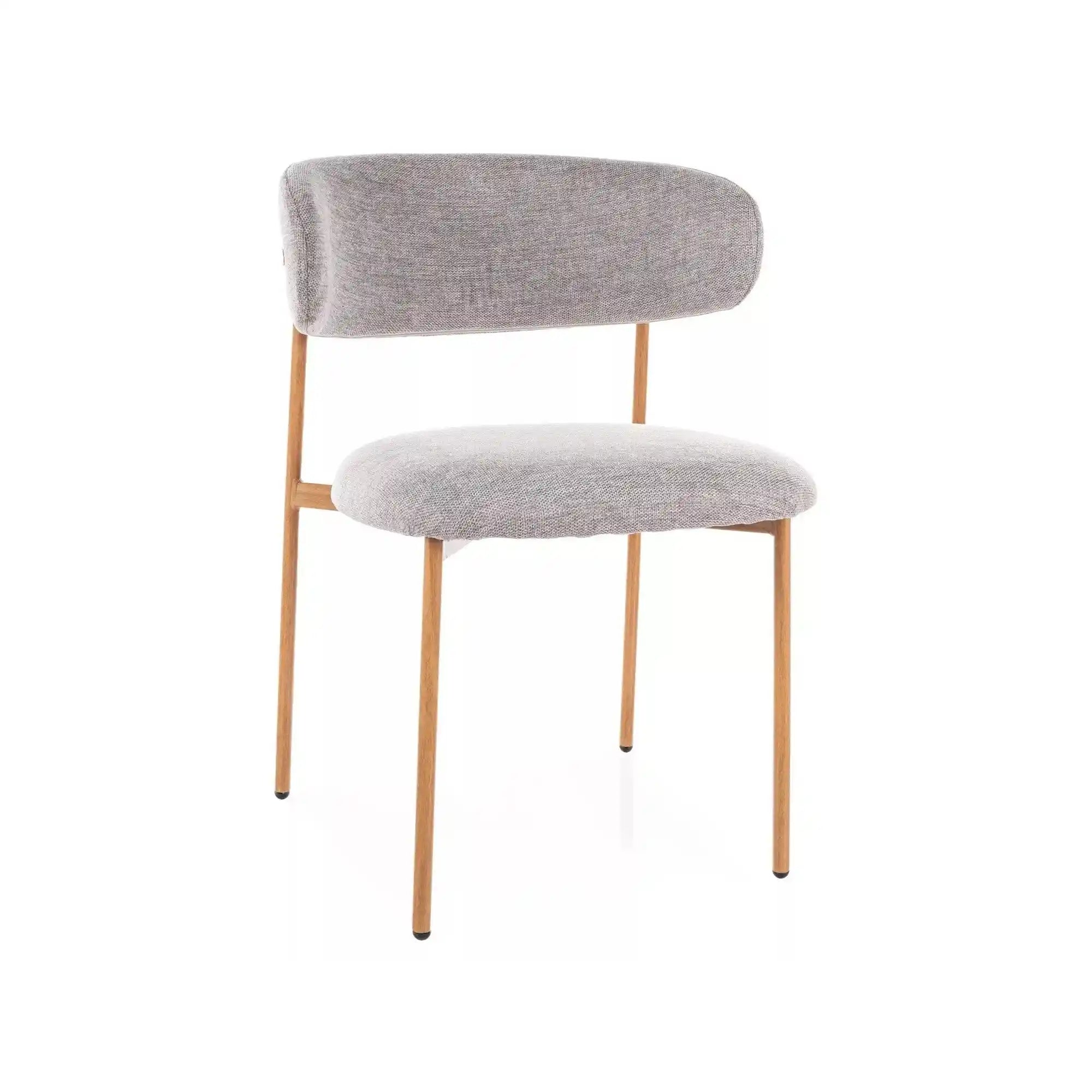 Scaun DETROIT OCN-38842, gri/stejar