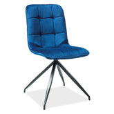 Scaun DETROIT OCN-38871, albastru/negru