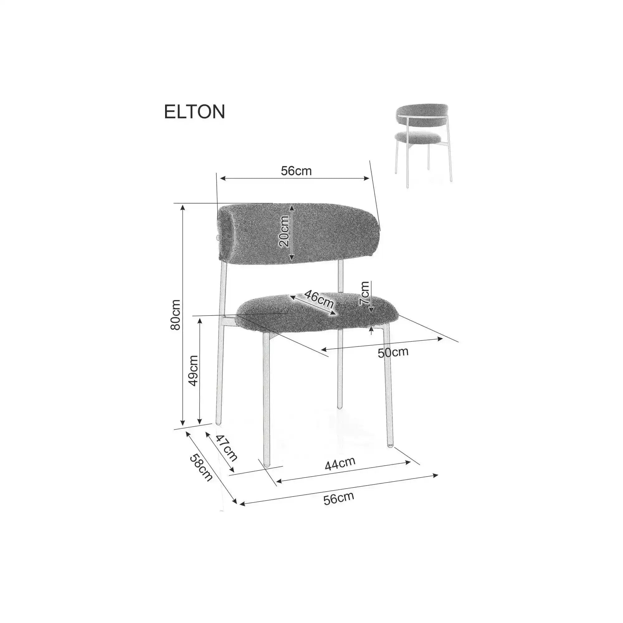 Scaun DETROIT OCN-38876, bej inchis/auriu