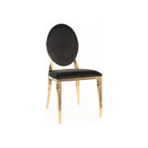 Scaun DETROIT OCN-38904, negru/auriu