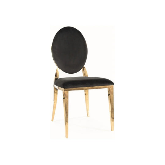 Scaun DETROIT OCN-38904, negru/auriu