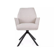 Scaun DETROIT OCN-38908, bej deschis/negru