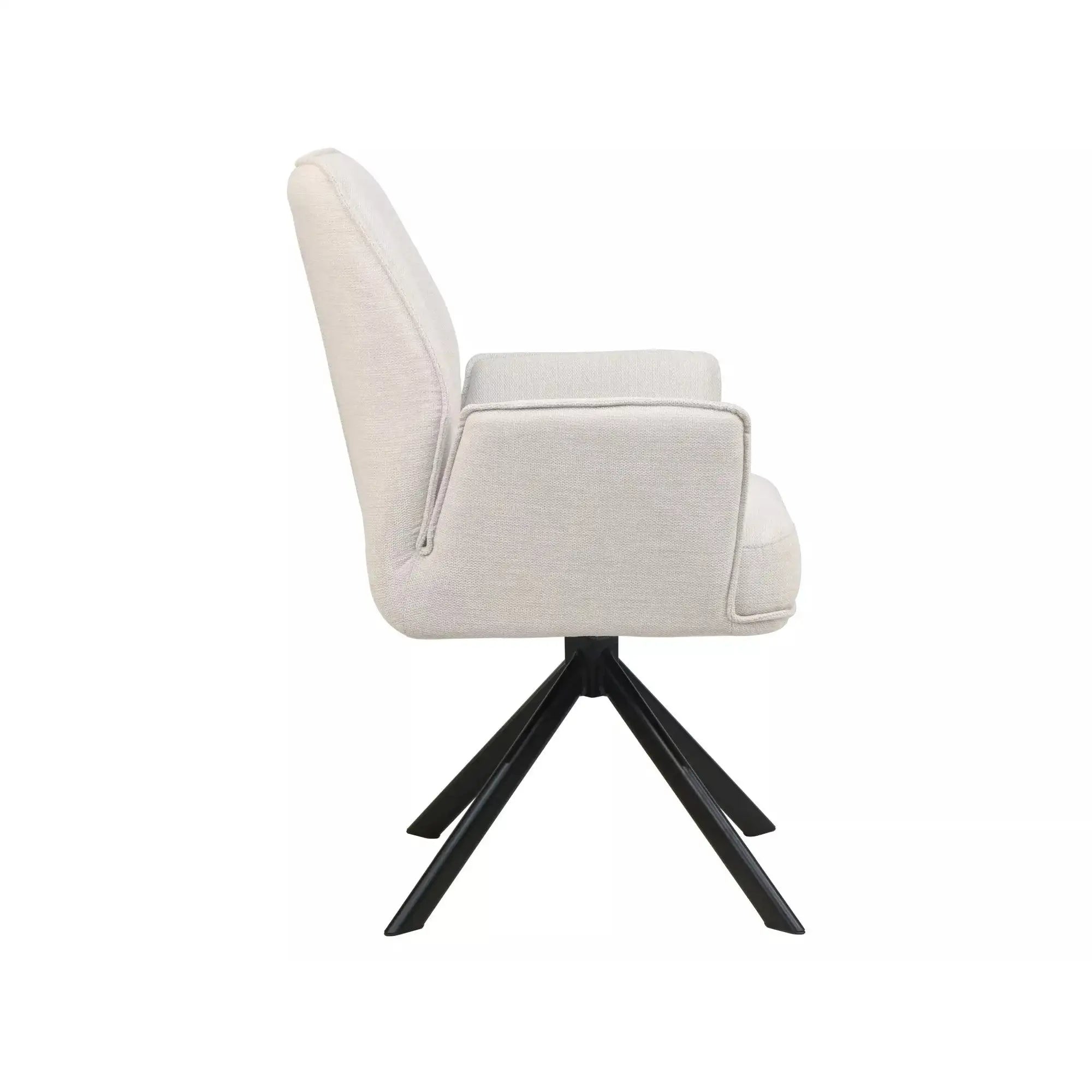 Scaun DETROIT OCN-38908, bej deschis/negru