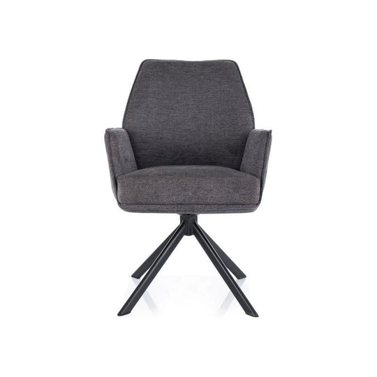 Scaun DETROIT OCN-38909, gri inchis/negru