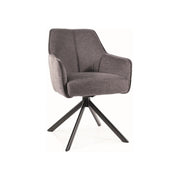 Scaun DETROIT OCN-38918, gri inchis/negru