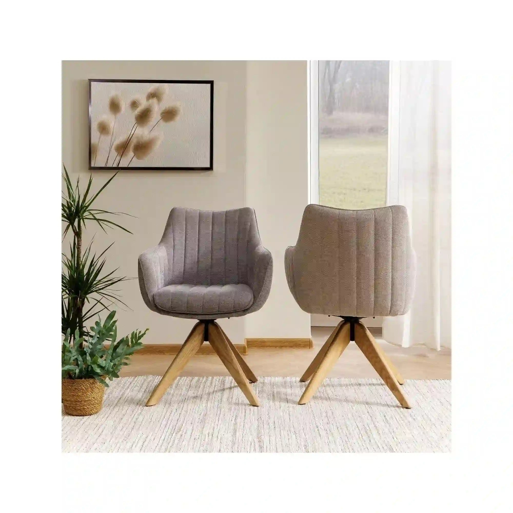 Scaun DETROIT OCN-38922, bej deschis