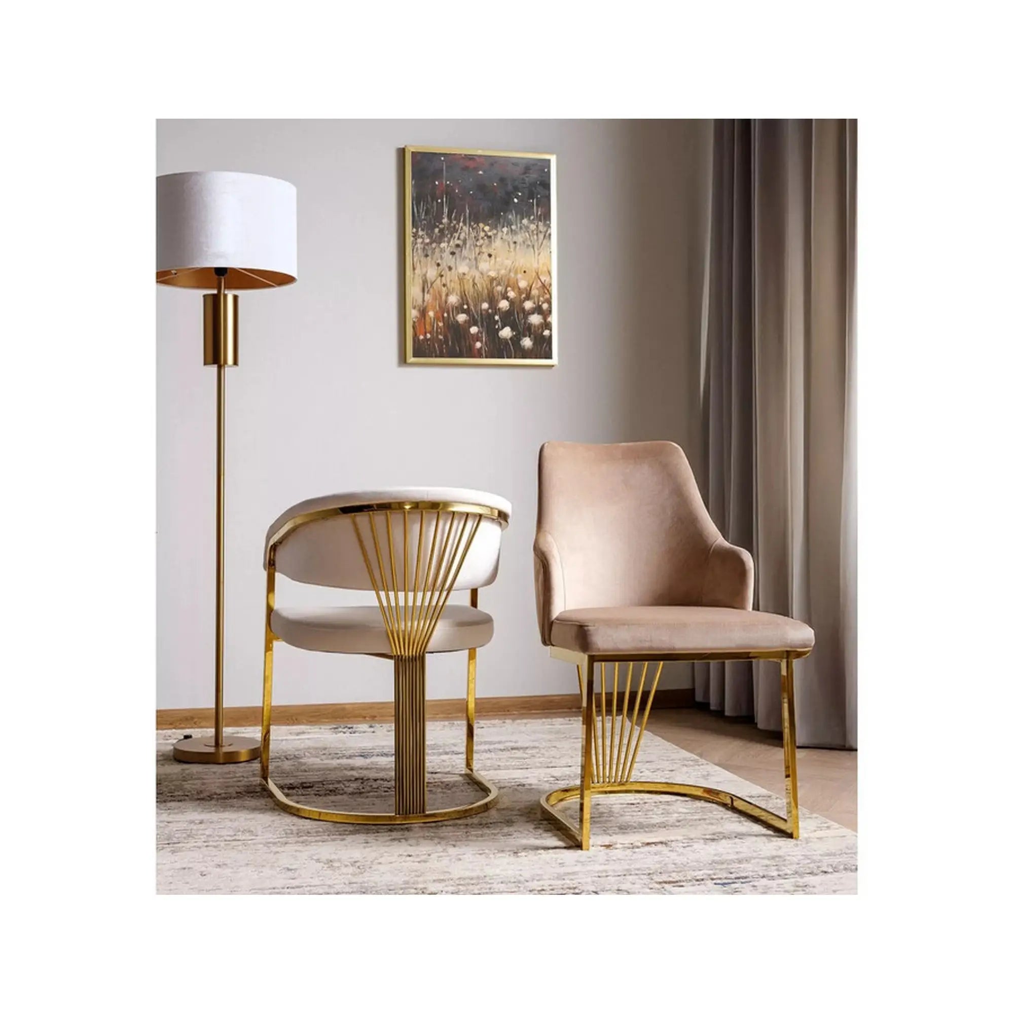 Scaun DETROIT OCN-38935, bej inchis