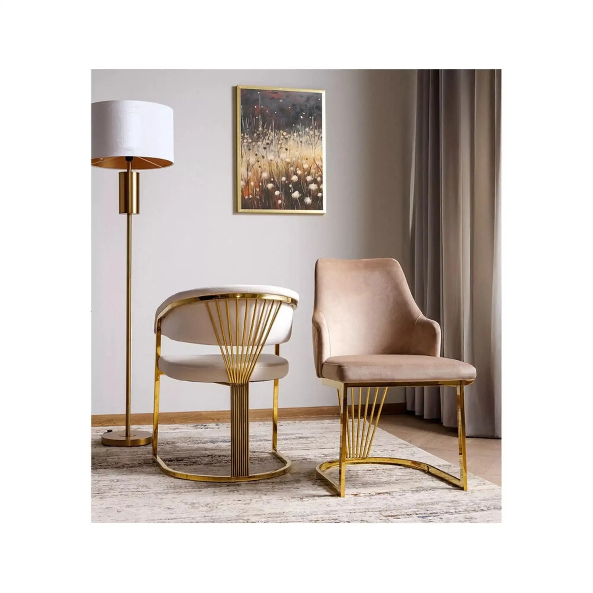 Scaun DETROIT OCN-38936, bej deschis