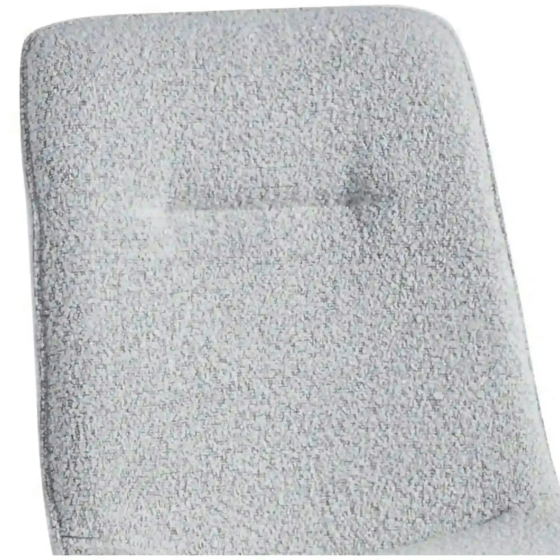 Scaun DOT, stofă buclata/metal, gri deschis/negru, 45×57×89 cm