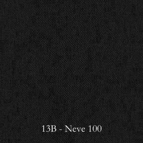 Scaun BOS 3, negru/alb, stofa clasica/lemn de fag, 43x40x90 cm