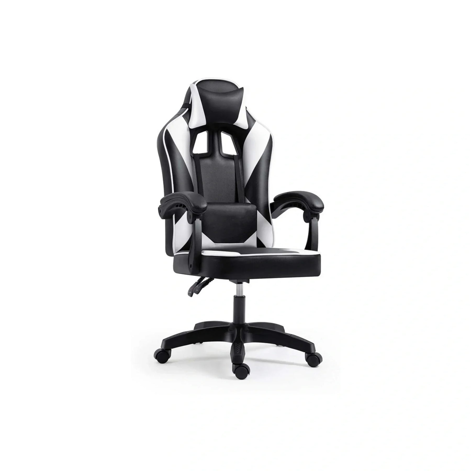 Scaun gaming BERGEN OCN-28597, negru/alb