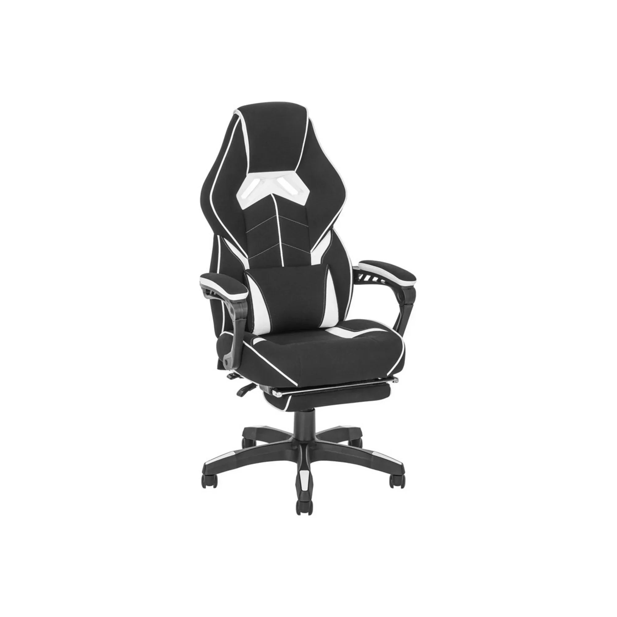 Scaun gaming BERGEN OCN-28602, negru/alb