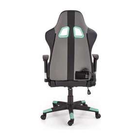 Scaun gaming HOUSTON OCN-27680, negru/gri/verde