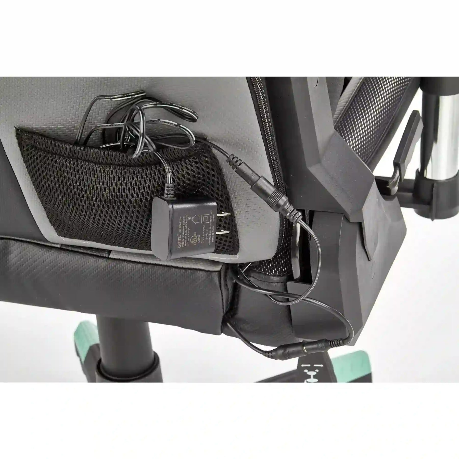 Scaun gaming HOUSTON OCN-27680, negru/gri/verde