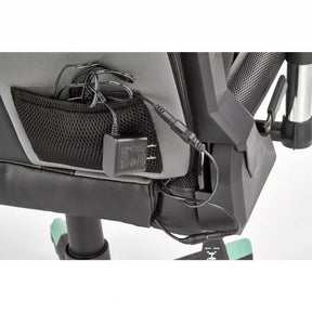 Scaun gaming HOUSTON OCN-27680, negru/gri/verde