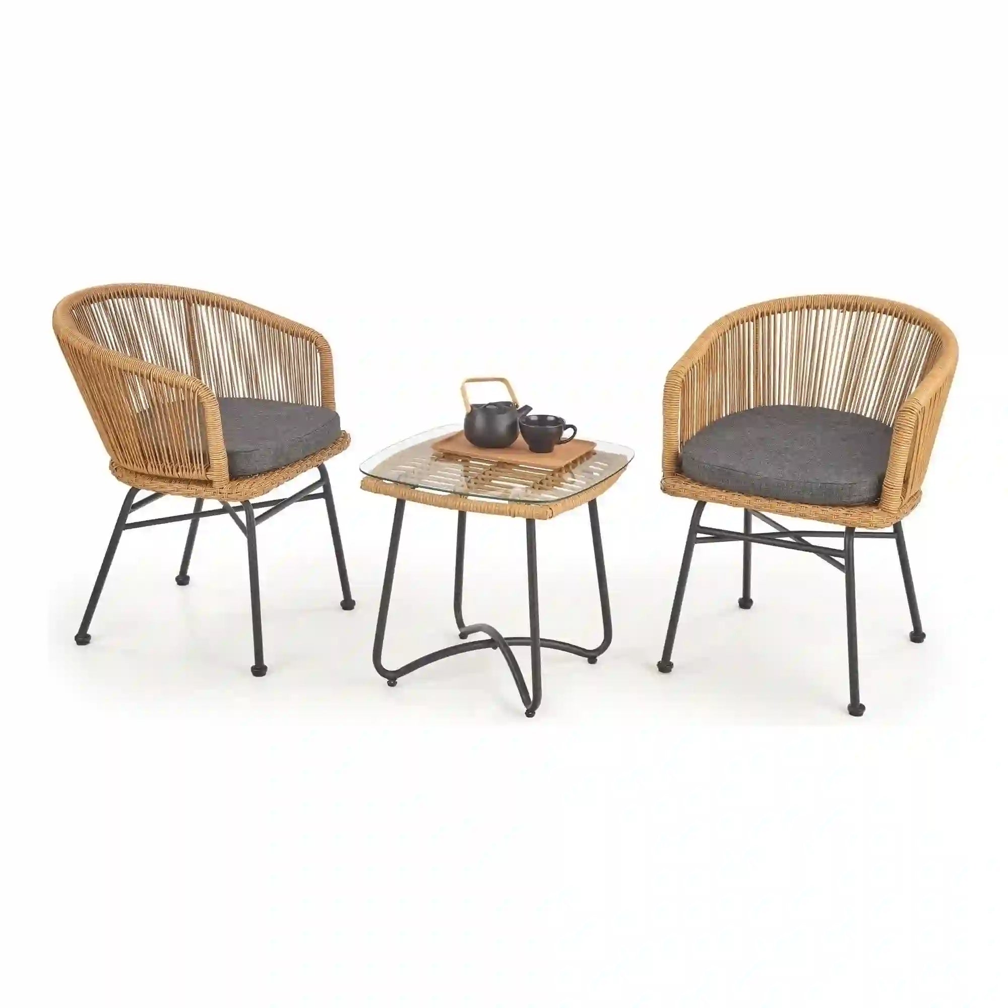 Scaun gradina HOUSTON OCN-35894, gri/bej/negru