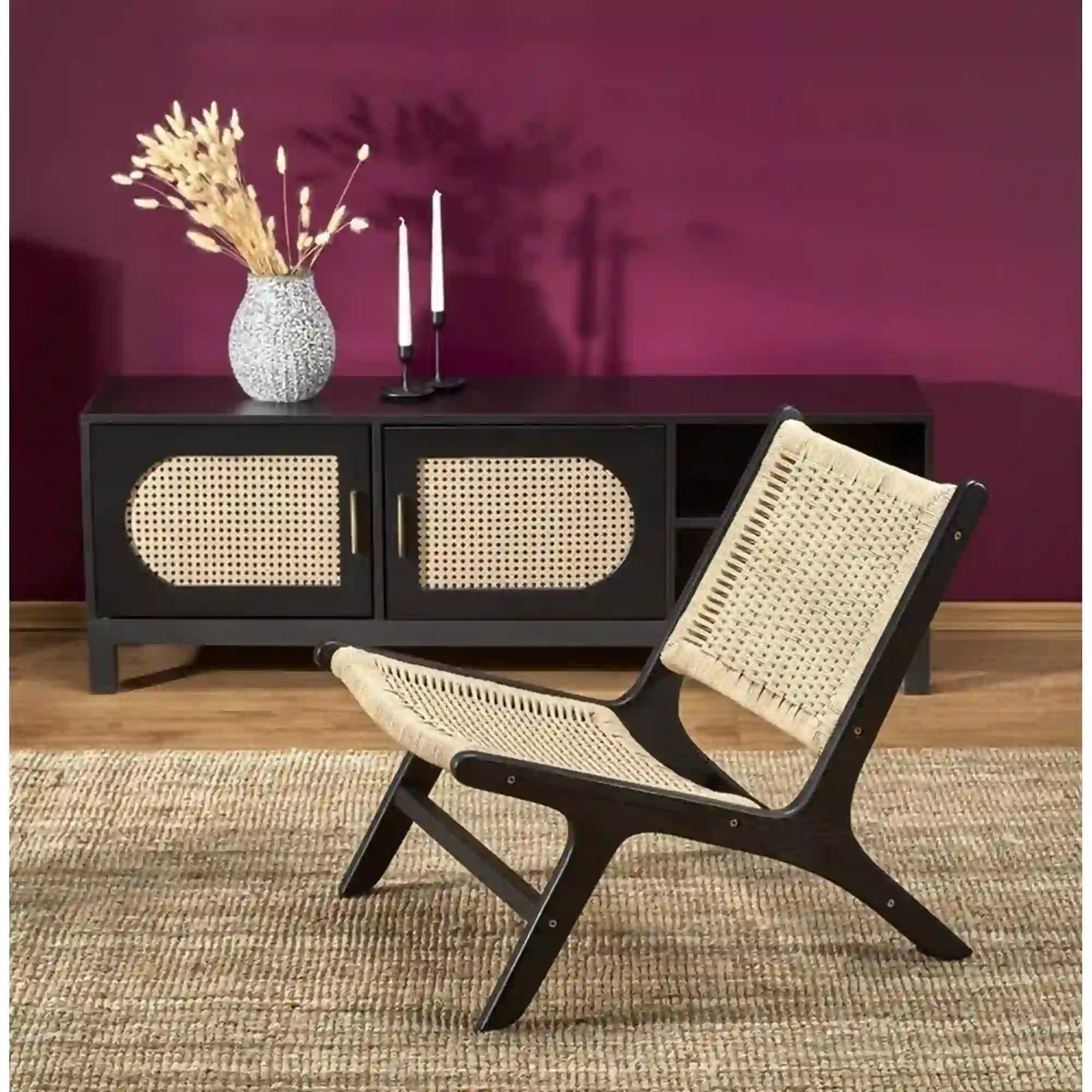 Scaun gradina HOUSTON OCN-35915, bej deschis/negru