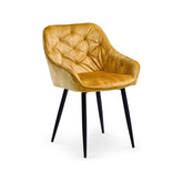 Scaun HOUSTON OCN-27715, galben mustar/negru