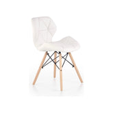 Scaun HOUSTON OCN-27725, alb/stejar