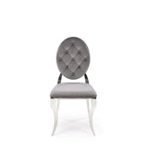 Scaun HOUSTON OCN-36160, gri/argintiu