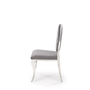 Scaun HOUSTON OCN-36160, gri/argintiu