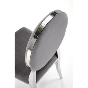 Scaun HOUSTON OCN-36160, gri/argintiu
