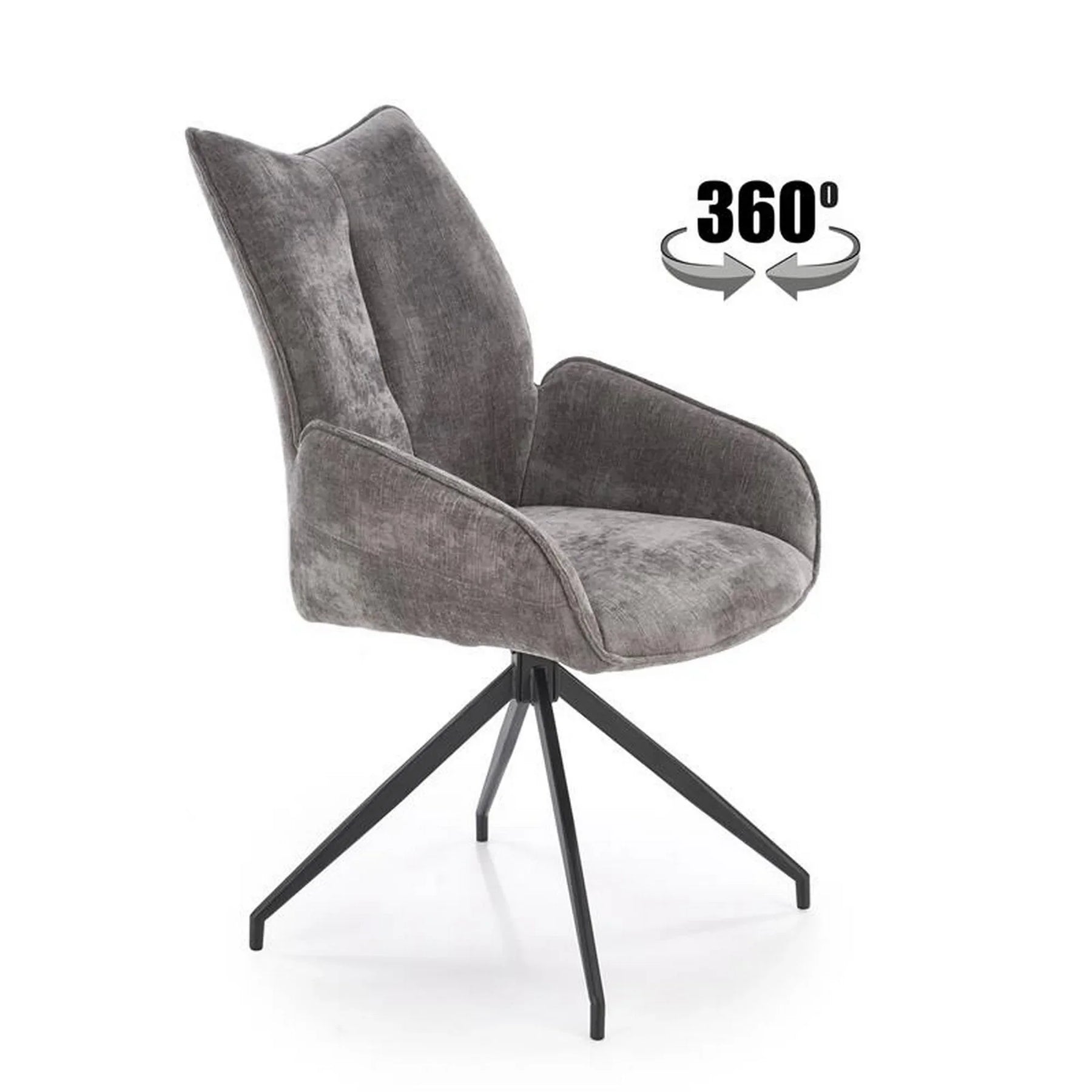 Scaun HOUSTON OCN-36161, gri/negru