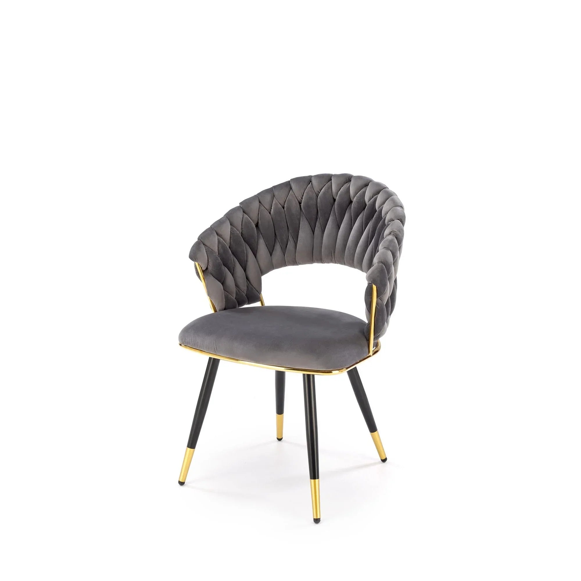 Scaun HOUSTON OCN-36164, gri/negru/auriu