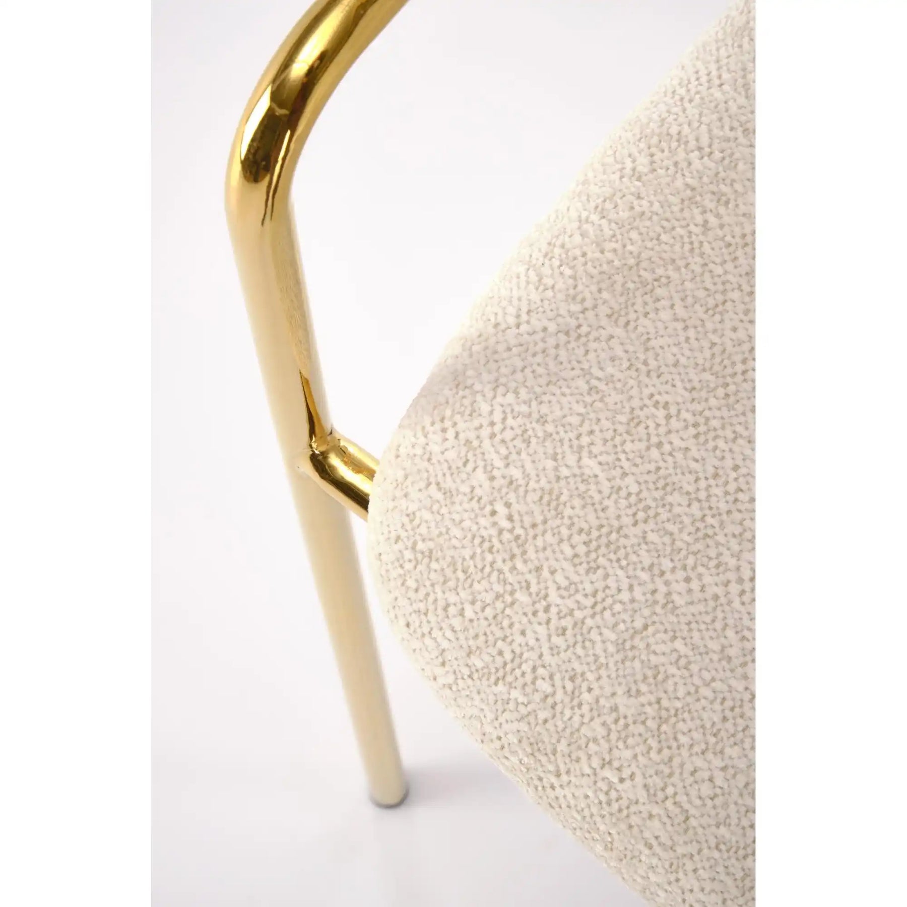 Scaun HOUSTON OCN-36193, crem/auriu