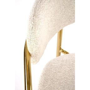 Scaun HOUSTON OCN-36193, crem/auriu