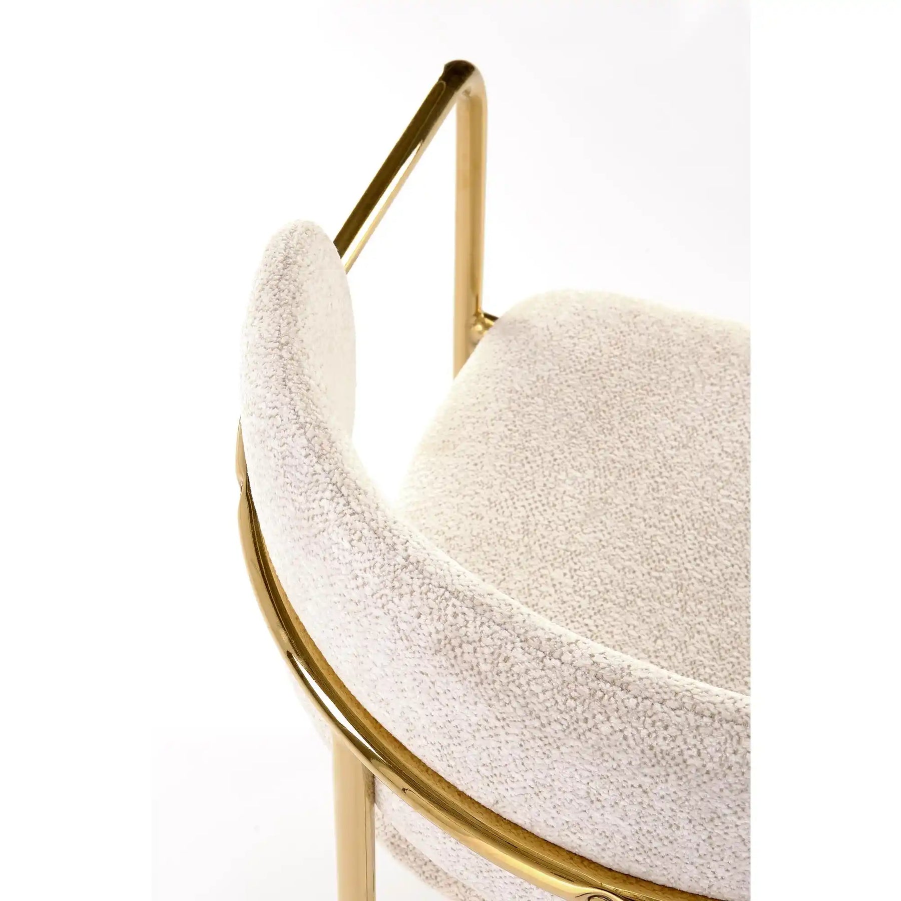 Scaun HOUSTON OCN-36193, crem/auriu