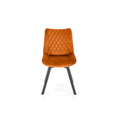 Scaun HOUSTON OCN-36207, caramiziu/negru