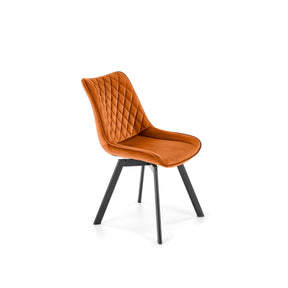Scaun HOUSTON OCN-36207, caramiziu/negru