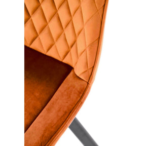 Scaun HOUSTON OCN-36207, caramiziu/negru