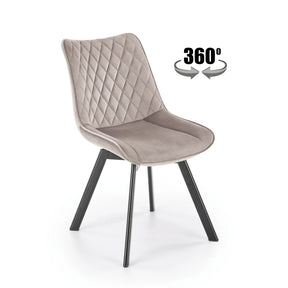 Scaun HOUSTON OCN-36209, bej/negru