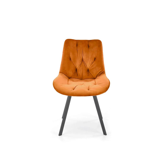 Scaun HOUSTON OCN-36213, caramiziu/negru