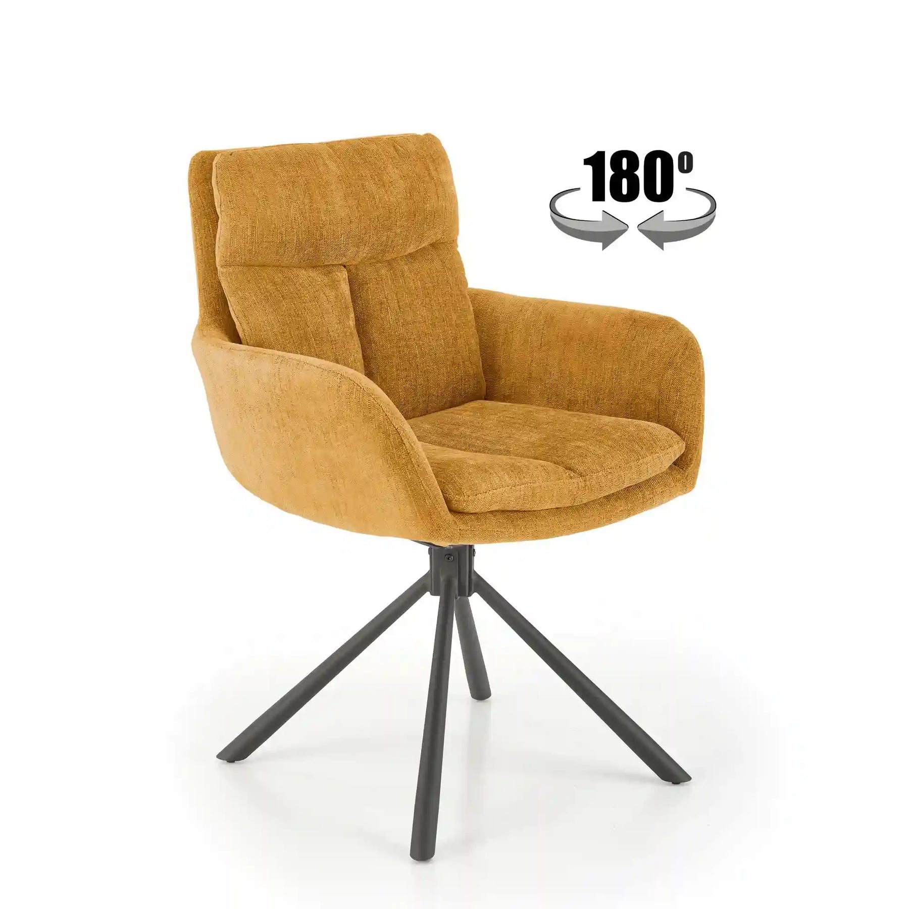 Scaun HOUSTON OCN-36214, galben/negru