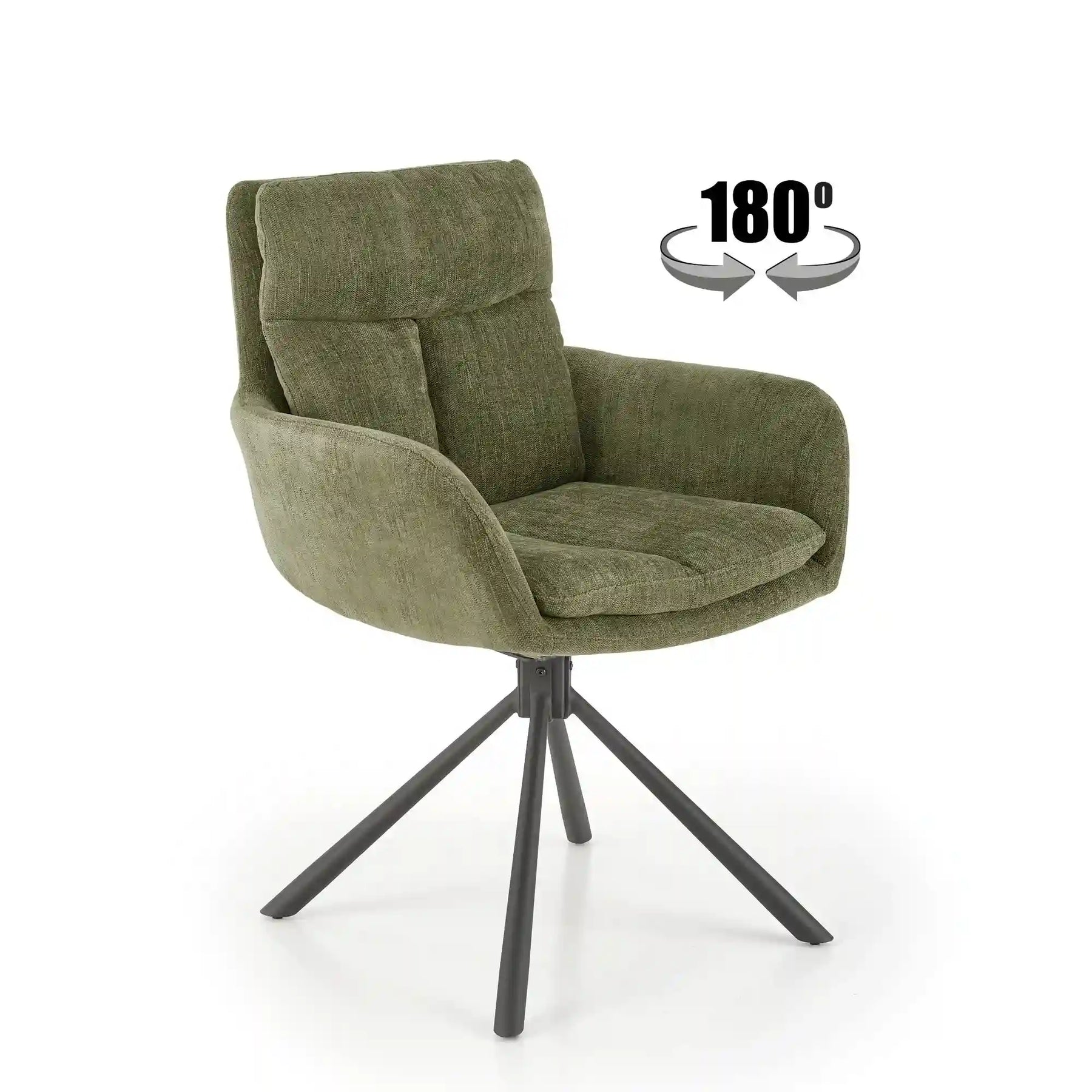 Scaun HOUSTON OCN-36216, verde/negru