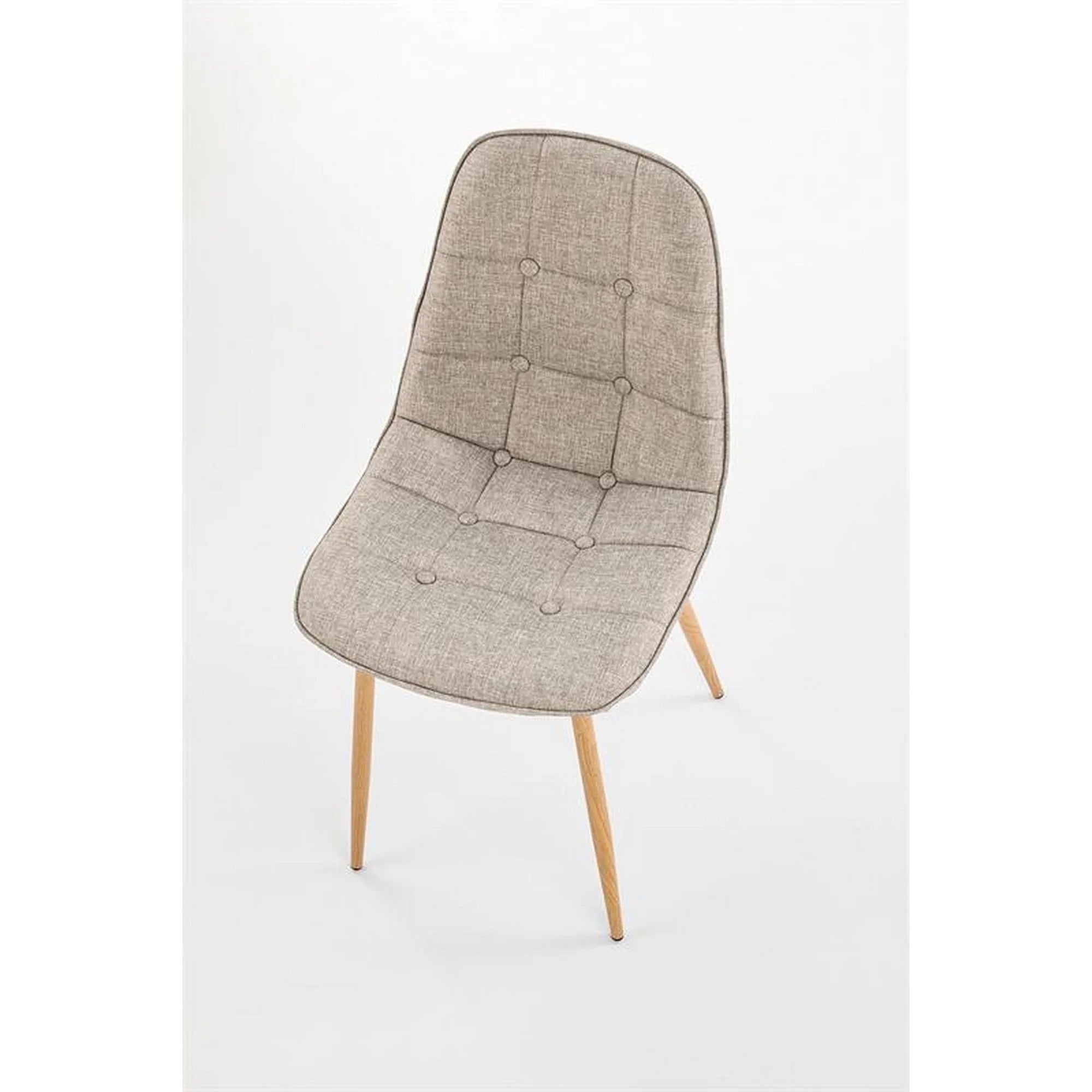 Scaun HOUSTON OCN-36221, bej/stejar