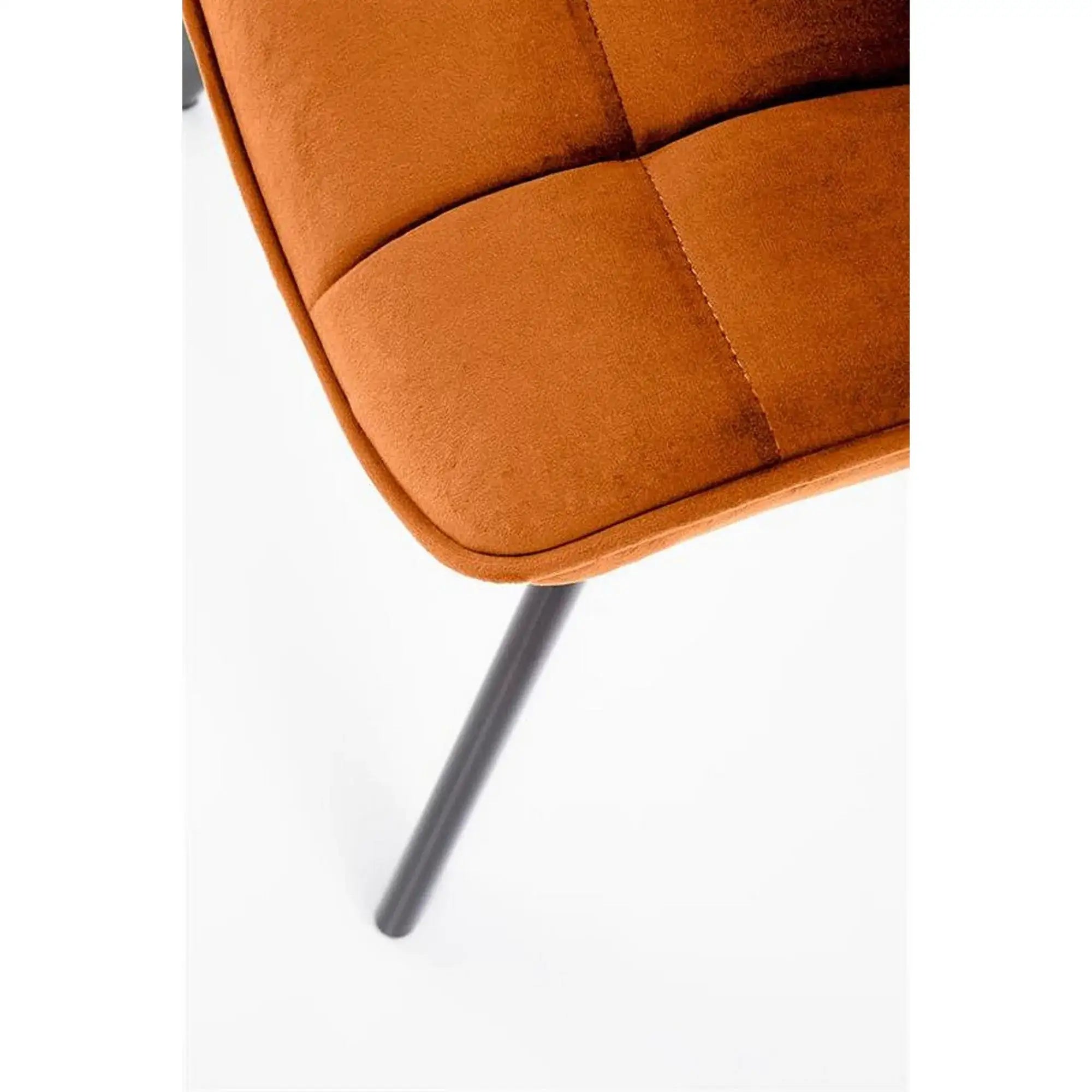 Scaun HOUSTON OCN-36222, caramiziu/negru