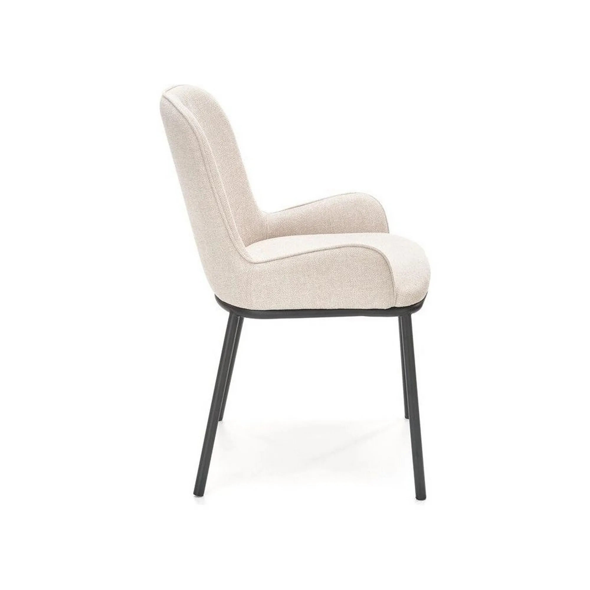 Scaun HOUSTON OCN-36244, alb/negru