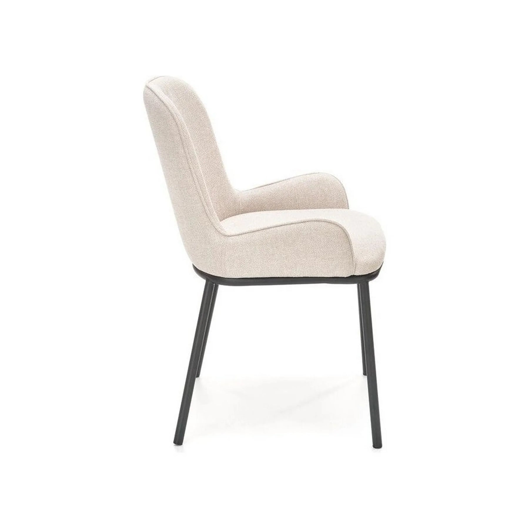 Scaun HOUSTON OCN-36244, alb/negru