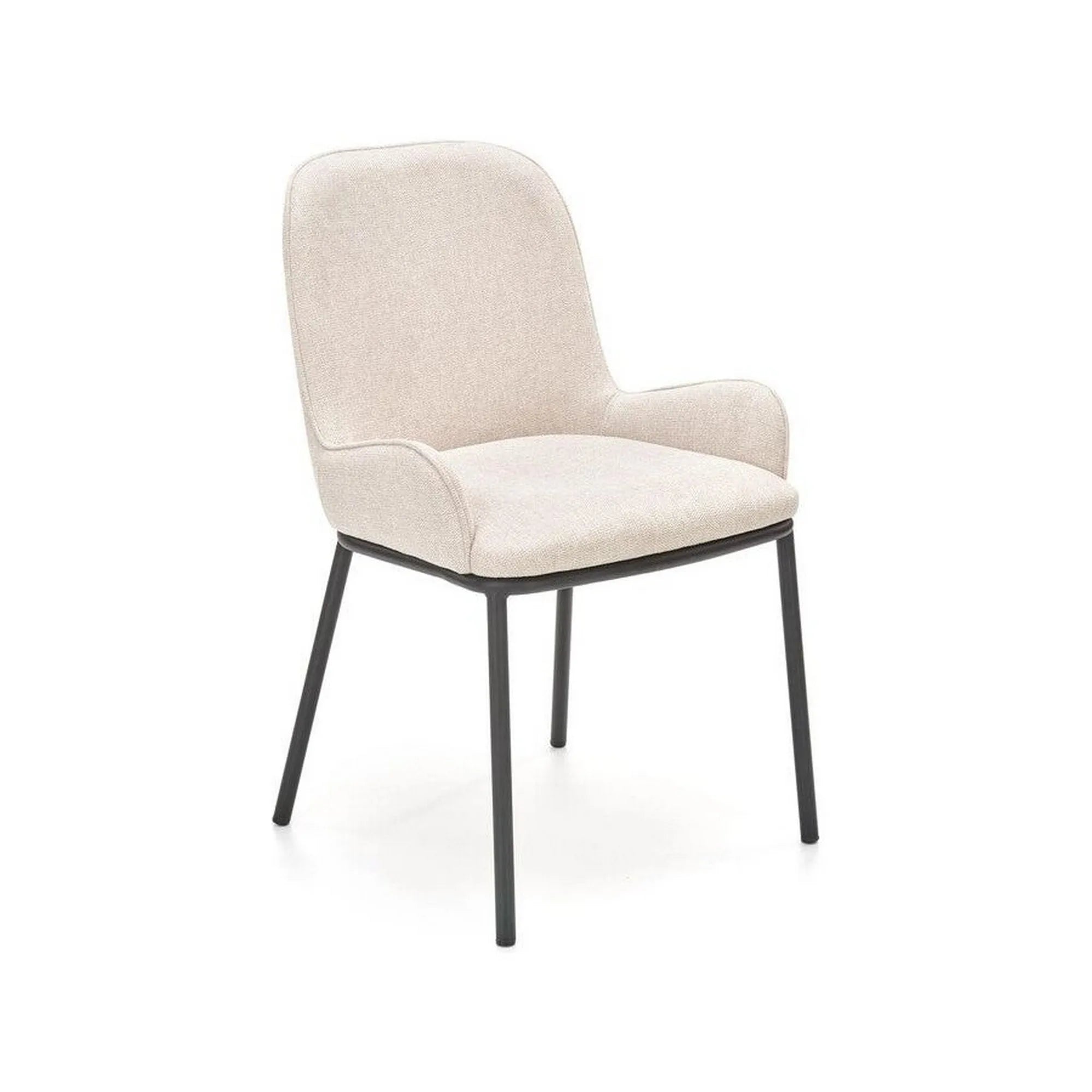 Scaun HOUSTON OCN-36244, alb/negru