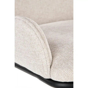 Scaun HOUSTON OCN-36244, alb/negru