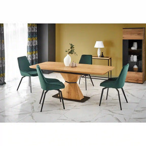 Scaun HOUSTON OCN-36245, verde/negru